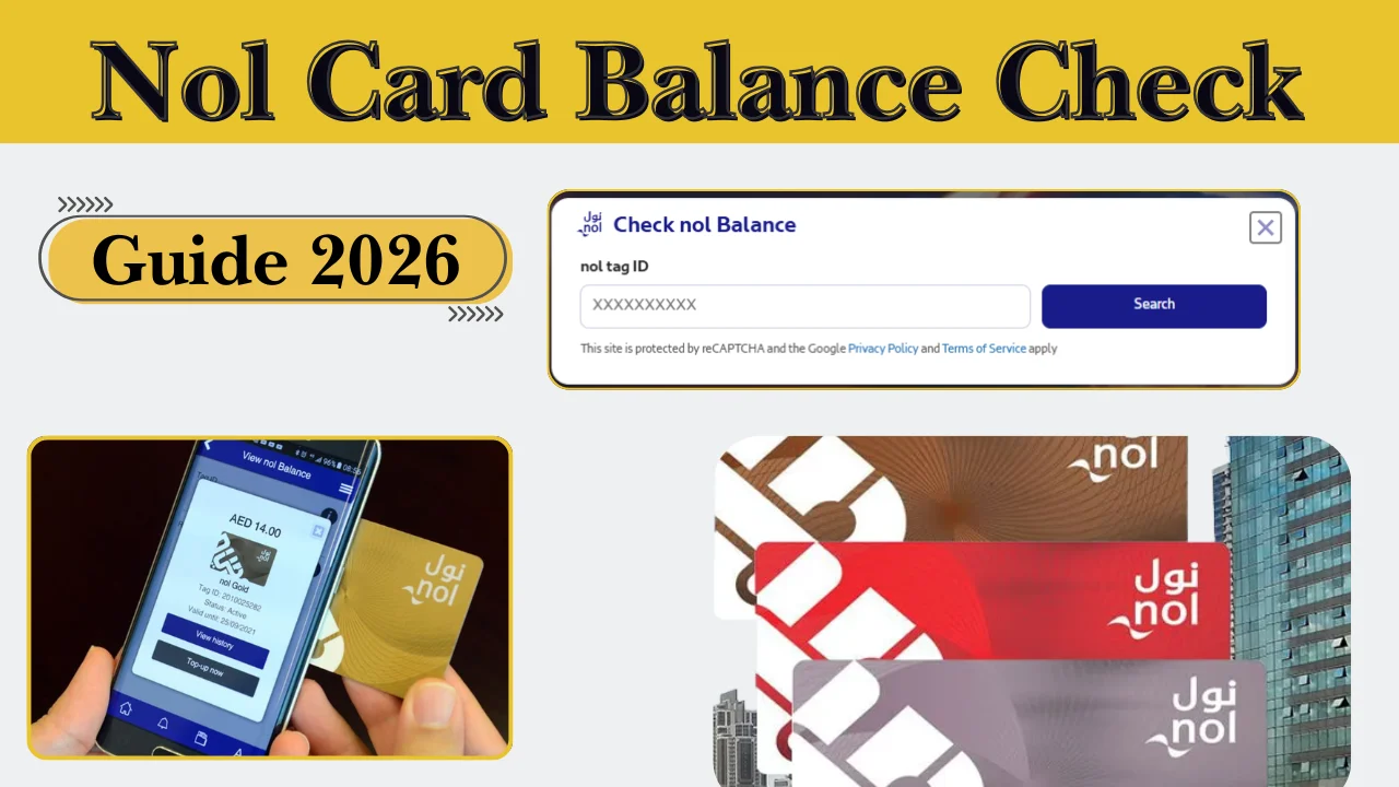 Nol Card Balance Check 2026 In UAE | Online, SMS & RTA Guide