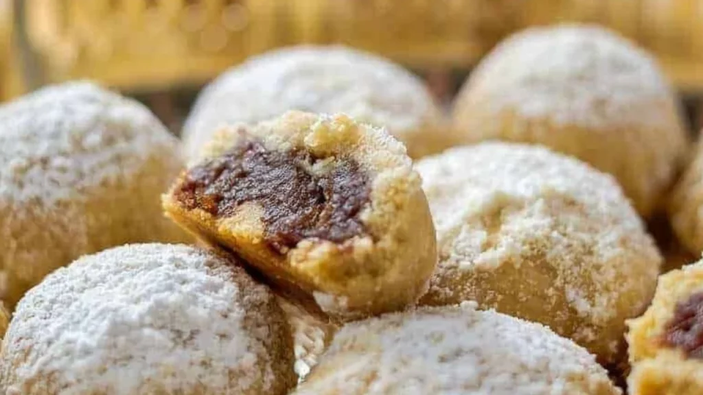 Date filled Semolina Cake