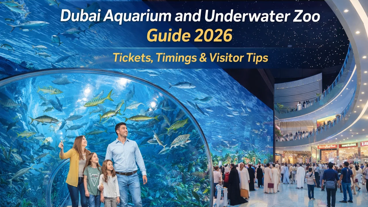 Dubai Aquarium And Underwater Zoo Guide 2026, Tickets, Timings & Visitor Tips