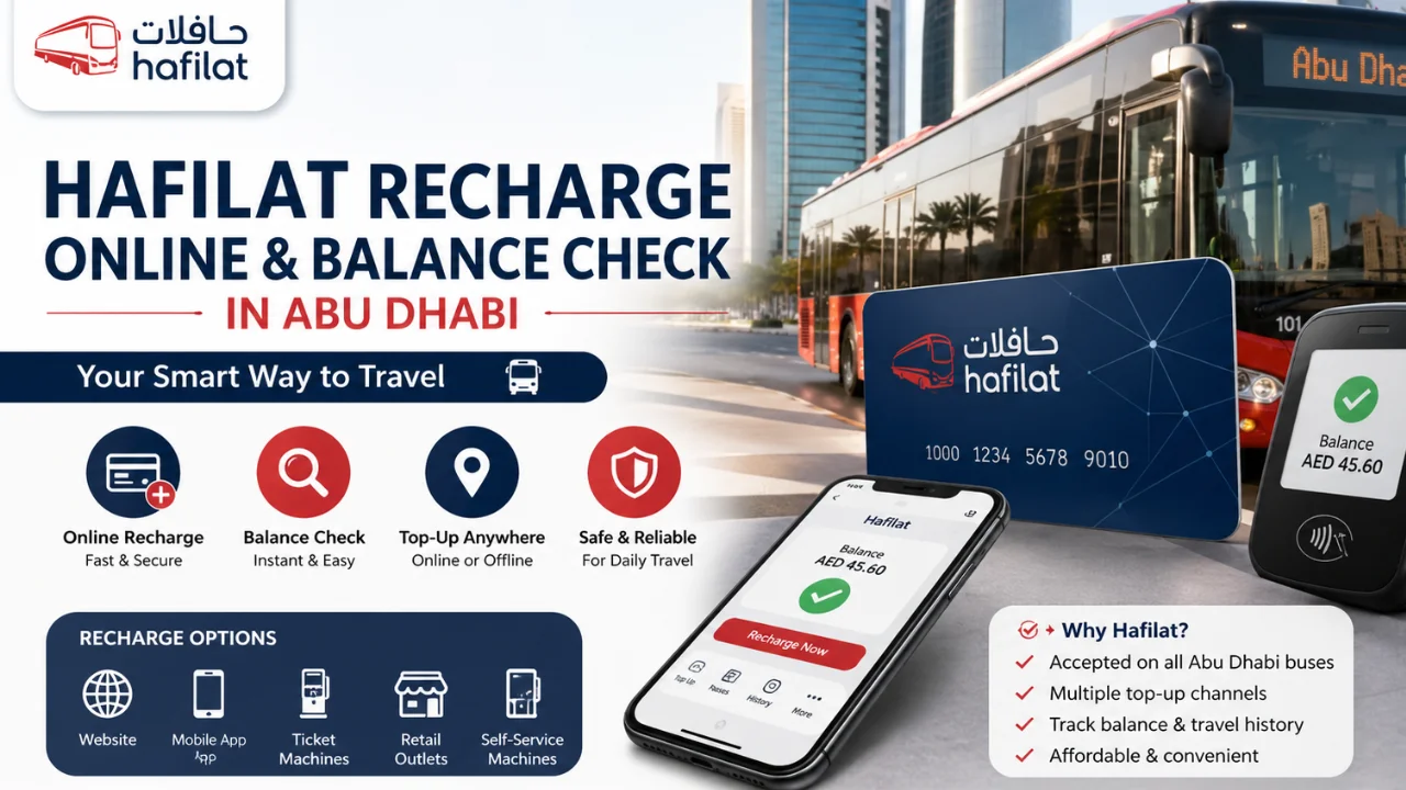 Hafilat Recharge Online & Hafilat Balance Check in Abu Dhabi (2026 Guide)