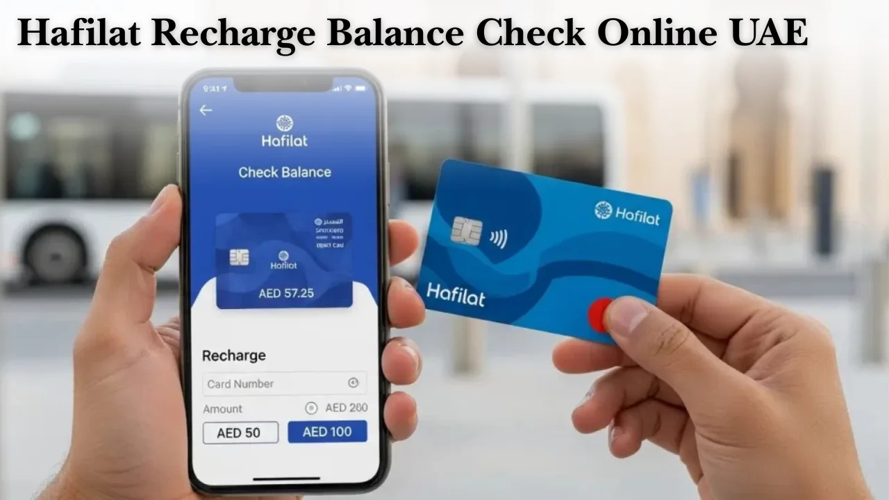 Hafilat Recharge Balance Check Online UAE