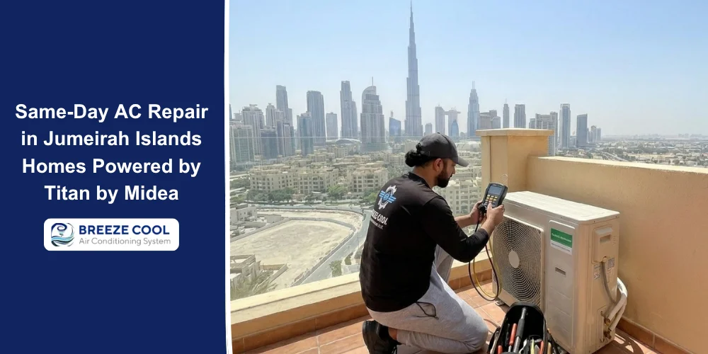Same-Day AC Repair in Jumeirah Islands Homes Powered by Titan by Midea
